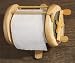River's Edge Unique Deluxe Wood Fishing Reel Toilet Paper Holder