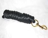 Hamilton 10' x 5/8 Extra Heavy Duty Poly Lead with Bolt Snap, Black