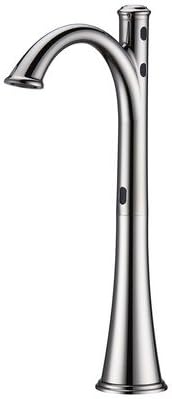 Cinaton B3004CP-PVD iSense Completely Touch Free Faucet for Vessel Sink, Bathroom, Lavatory, Medical Office, Chrome