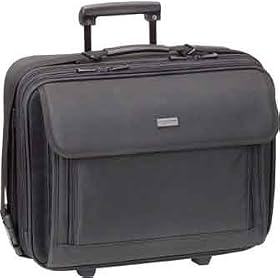 U.S. Luggage Wheeled Computer/Business Case, 15in.H x 18in.W x 10in.D, Black