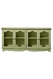 Lowboy Glass Doors Four-door Sage
