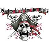 Pirate-For The Booty Adult T-Shirt