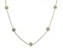 18k Yellow Gold Star Charm Station Necklace w/ Diamonds (.30ctw, G, VS) by Diana Heimann