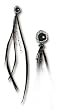 Raven's Eye Alchemy Gothic Earring