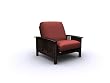 Hermosa Jr. Twin Espresso Chair By Elite Furniture