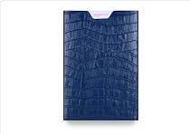 OCTO Leather Slip Cover (Fits 6" Display, Latest Generation Kindle) - Navy Embossed