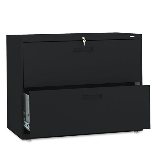 HON 582LP 500 Series 36 by 28-3/8 by 19-1/4-Inch 2-Drawer Lateral File, Black On Sale