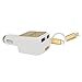 Goldflower Car Charger (24W/4.8A 2 Ports)with Retractable cord 2 in 1 Charging Connector for iPhone 6S/ 6s Plus, iPad Air 2 / mini 3, Galaxy S6 / S6 Edge and More (White-gold)