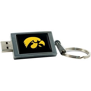 Iowa Hawkeyes Keychain 8GB USB Drive