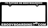 eBodyboarding.com License Plate Frame