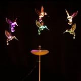 Mr. Light 44225 Solar Hummingbird Garland (6 Color-Changing