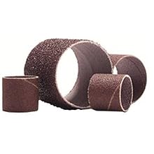 Merit Abrasive Spiral Band, Resin Bond, Aluminum Oxide, 1" Inside Diameter x 1" Width, Grit 36  (Pack of 25)