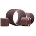 Merit Abrasive Spiral Band, Resin Bond, Aluminum Oxide, 1" Inside Diameter x 1" Width, Grit 36  (Pack of 25)