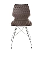 Metalmobil Set Silla 2 Uds. Uni-553 Marrón