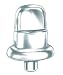 Sports : Drehverschluss, Messing vernickelt, 20mm (100 Stk.)
