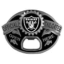 Oakland Raiders Bottle Opener Tailgater Belt Buckle - NFL Football Fan Shop Accessories