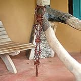 Wood walking stick, 'Determination'