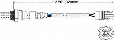 Walker 250-24464 Four Wire Oxygen Sensor