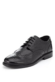 Leather Lace Up Brogue Shoes