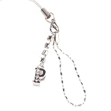 Hand Crafted Cellular Phone Charm - Letter P 