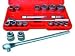 Advanced Tool Design Model  ATD-10021  21 Piece 3/4 Drive Socket Set in Blow Molded Case