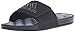 adidas Men's Adissage 2.0 Slides Sandal, Black/Night Metallic/Black, 5