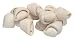 Pet Supplies : Premium White Rawhide Kennel Pack - 27 pack 6 in. to 7 in. Bones