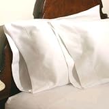 100% Cotton Hazel 500 Thread Count Solid Sateen Bed Sheet Set White King