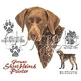 German Short Haired Pointer Adult T-Shirt