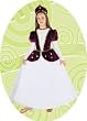 Great Holiday Dress and Also Queen Magnolia Renaissance Victorian Medieval Princess and More! - Size 4