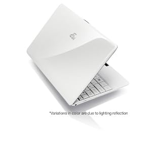 ASUS EEE PC SEASHELL 1008HA-MU17-WT 10.1-INCH WHITE NETBOOK