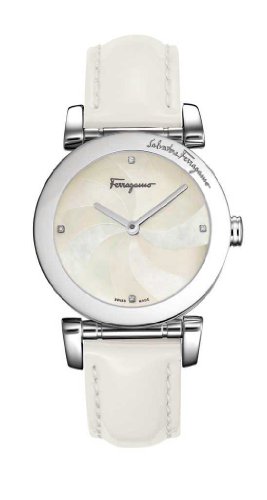 Ferragamo Women's F50SBQ9901I SB01 Salvatore Mother-of-Pearl Leather Watch