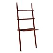 Mintra Cherry Finish 3-Tier Laptop Book Shelf