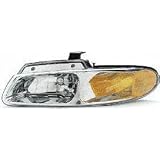 96-99 DODGE GRAND CARAVAN HEADLIGHT LH (DRIVER SIDE) VAN, Without Quad Lamps (1996 96... by Parts Train