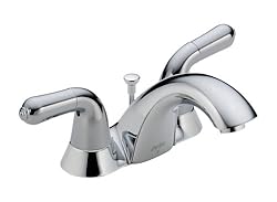 Delta Faucet 2530-24 Innovations Double-Handle Centerset Lavatory Faucet with Pop-Up, Chrome