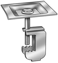 Grating Clip, G-Clip, 1 1/2 H, PK 25