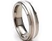 New 6mm Titanium Ring, Sterling Silver Inlay, Free Jewelry Sizing 4-17!