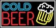 Cold Beer Lightbox Sign