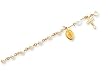 14k Cultured Pearl Rosary Bracelet