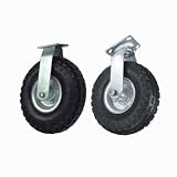 Air Tire Casters 8X2-1/2/Swivel Rake