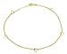 Jewelry : 14K Heart Station Anklet 9