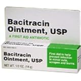 Bacitracin First aid Antibiotic Ointment, USP - 1/2 Oz