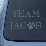 TEAM JACOB - Twilight - Vinyl Car Decal Sticker #1474 | Vinyl Color: Silver