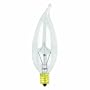 Feit Electric 25CFC/15-130 25-Watt Flame Tip Bulb with Chandelier Candelabra Base, Clear, 15 Pack