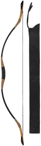 Longbowmaker Handmade Traditional hunting Longbow Cow Leather Bow Recurve Archery With OX Horn H1O25