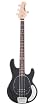 Ernie Ball Music Man Stingray 4 Bass, Black, Single Humbucker, Rosewood Board