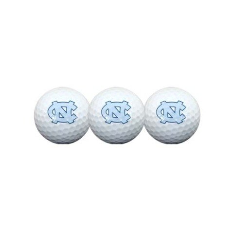 North Carolina Tar Heels Ncaa Golf Ball 3-pack