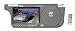 PYLE PLDSV71GR 7-Inch TFT Right Sun visor with Build-in DVD/USB-SD Card Slot (Grey)