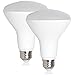 Maxxima LED BR30 75 Watt Equivalent Dimmable Light Bulb 11 Watt Warm White 950 Lumens Energy Star, 3000K (Pack of 2)