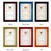 Teakwood stain 4x6 shadow box for your print or collectibles - 4x6